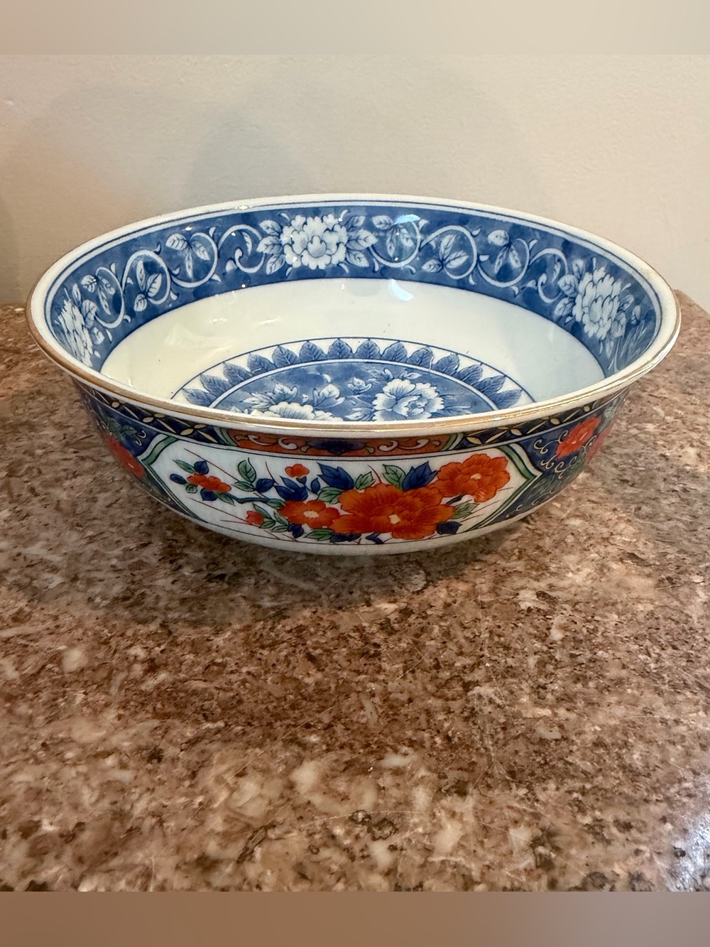 Vintage Tiffany & Co. Chinoiserie Imari Floral Porcelain Bowl NWOB